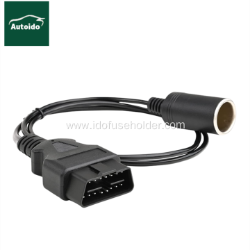 OBD2 Male to Cigarette Lighter Female Connector